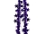Мишура МЛЕЧНЫЙ ПУТЬ, 2 см х 2.7 м, цвет - фиолетовый, MOROZCO