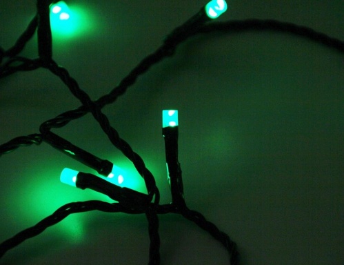 Светодиодная гирлянда "Нить объемная", LED лампы, PVC провод, контроллер, таймер, уличная, Kaemingk фото 7