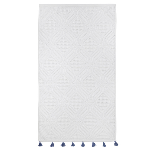 Полотенце для рук белое, с кисточками из коллекции essential, 50х90 см фото 3