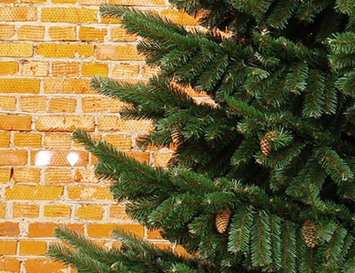 Искусственная елка Лесная Сказка 3 м с шишками, ПВХ, Winter Deco фото 2