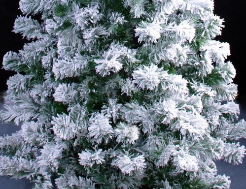 Искусственная ель "Снежана пристенная"/УГЛОВАЯ, заснеженная (флокированная),  1,80 м, Ели PENERI фото 3