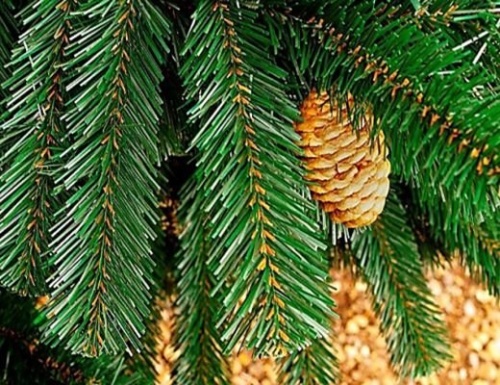 Искусственная елка Лесная Сказка 3 м с шишками, ПВХ, Winter Deco фото 3