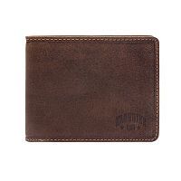 Бумажник Klondike John, коричневый, 11,5x9 см