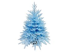 Настольная елка в мешочке Голубая 90 см, ЛИТАЯ 100%, Max CHRISTMAS