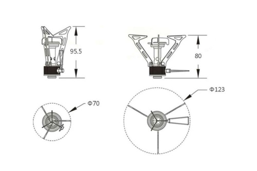 Газовая горелка Tramp TRG-042 фото 3