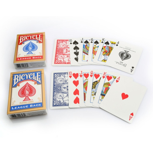 Карты "Bicycle Standard League Back red/blue" фото 2