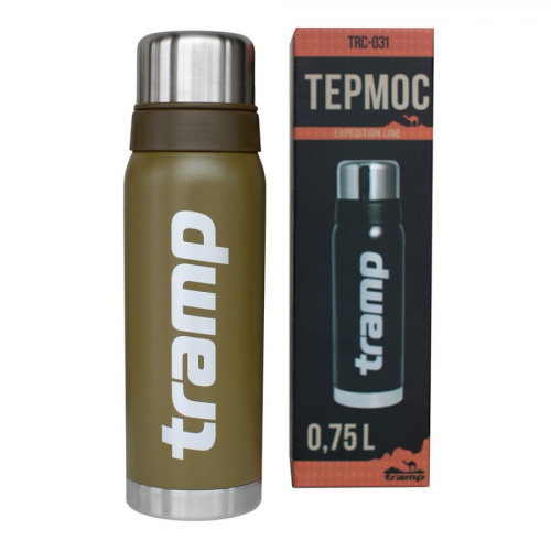 Термос Tramp 0,75 л оливковый TRC-031 фото 3