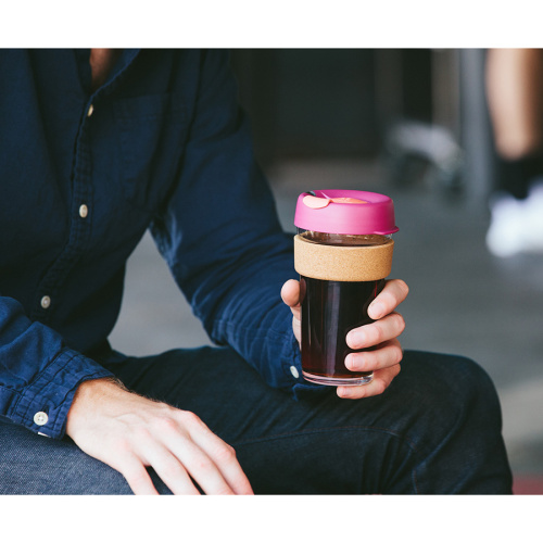 Кружка keepcup brew cork l 454 мл black фото 4