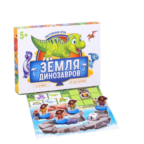 Настольная игра «Земля динозавров» фото 2