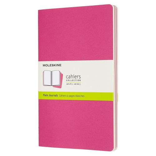 Набор 3 блокнота Moleskine Cahier Journal Large, без разлиновки