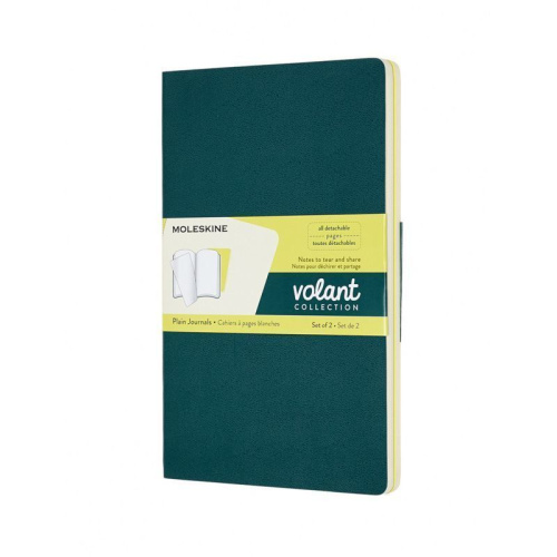 Набор 2 блокнота Moleskine Volant Large, 96 стр., нелинованный