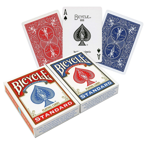 Карты "Bicycle Blank Card Both Sides red/blue" фото 2