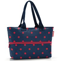 Сумка shopper e1 mixed dots red