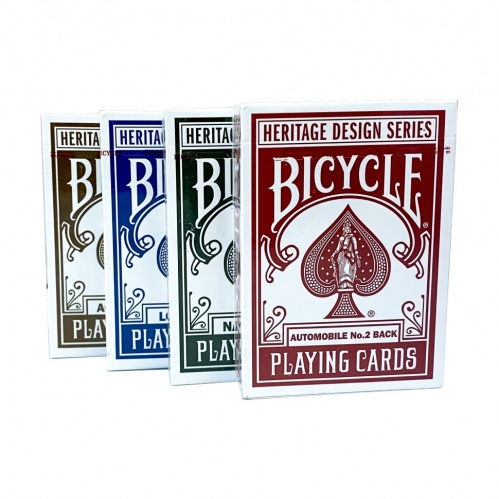 Карты "Bicycle Heritage Series Set (4 deks)"