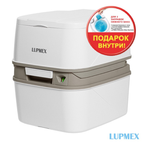 Биотуалет Lupmex 79122P 18л с индикатором с пробниками гранул