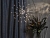 Светильник подвесной FIREWORK (ФЕЙЕРВЕРК), 60 холодных белых микро LED-огней, 26х26 см, серебристая проволока, таймер, батарейки, STAR trading