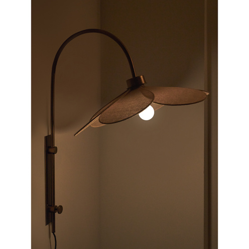 Светильник настенный kamille, 55х67 см, бежевый фото 3