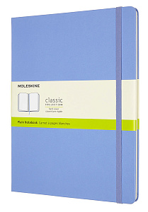 Блокнот Moleskine Classic XL,192 стр., голубой, нелинованный