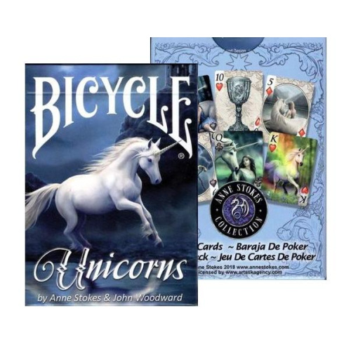 Карты "Bicycle Anne Stokes Unicorn" фото 2