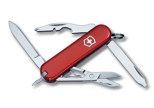 Нож-брелок Victorinox Classic, 58 мм, 10 функций, красный подар.коробка