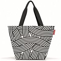 Сумка shopper m zebra