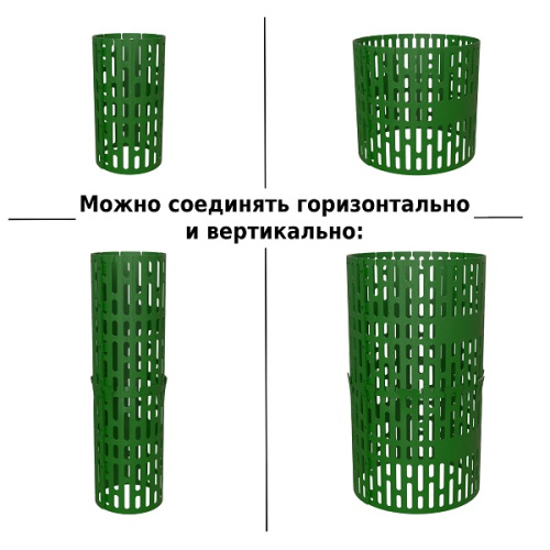 Защита стволов деревьев, кустарников и цветов, зелёный, 35х21 см фото 7