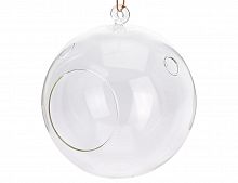 Стеклянный шар для свечей и декора, 14х13 см, Koopman International