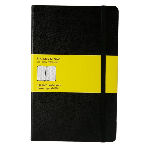 Блокнот Moleskine Classic Large, в клетку фото 4