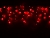 Электрогирлянда "Световая бахрома", 240 красных LED ламп, 4,9x0,5 м, коннектор, черный провод, уличная, BEAUTY LED