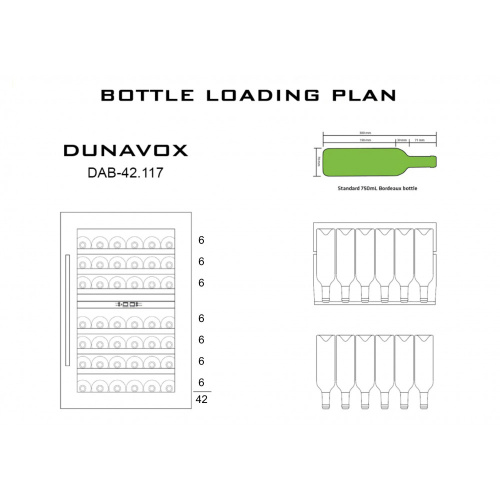 Винный шкаф Dunavox DAB-42.117DB фото 3