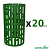 Защита стволов деревьев, кустарников и цветов, зелёный, 35х21 см / 20 шт.